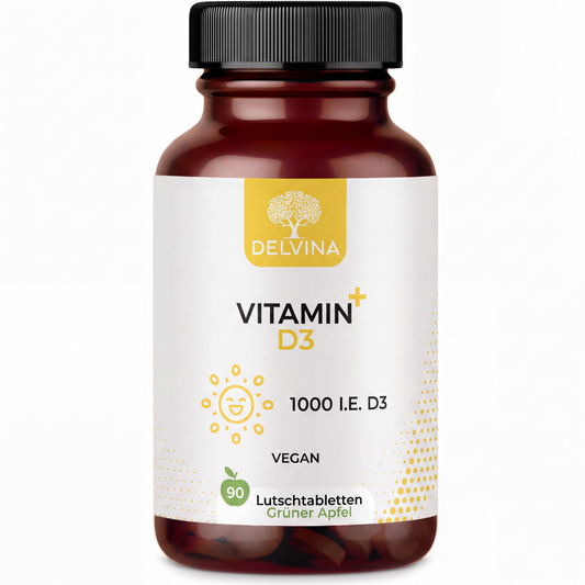 Vitamin D3 Lutschtabletten - Apfel