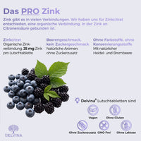Zinc Chewable Tablets - Blueberry & Blackberry